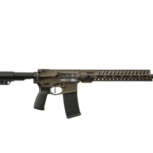 Patriot Ordnance Factory 02050 Minuteman  300 Blackout 30+1 13.75" Black Nitride Barrel/ Patriot Brown Cerakote Aluminum Receiver Picatinny Rail