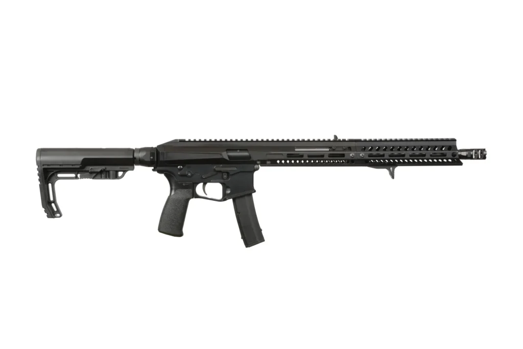 Patriot Ordnance Factory 02061 Phoenix 9mm 10+1 16.50" Black Cerakote Picatinny Rail | Elite Firearms
