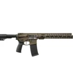 Patriot Ordnance Factory 02047 Minuteman 5.56 NATO 30+1 13.75" Black Nitride Patriot Brown Cerakote Aluminum Receiver Picatinny Rail | Elite Firearms