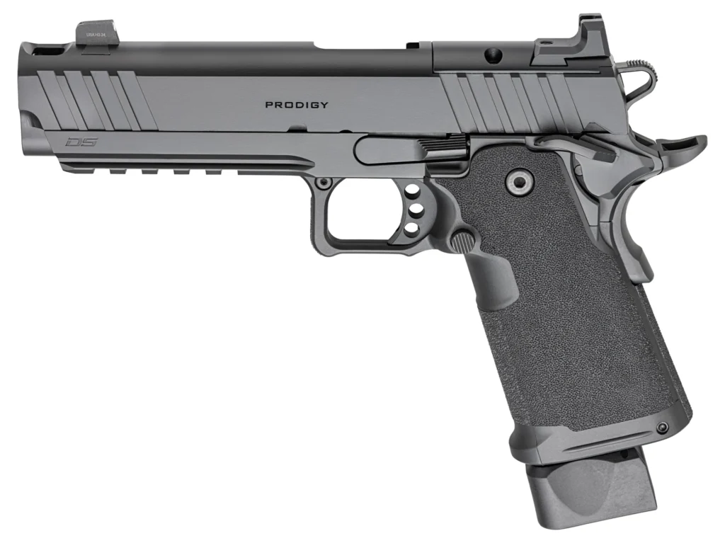 Springfield Armory PH9119AOSCOMP Prodigy 9mm 20+1 17+1 5" Stainless Black Cerakote Optic Ready Carbon Steel Slide Polymer Grip | Elite Firearms