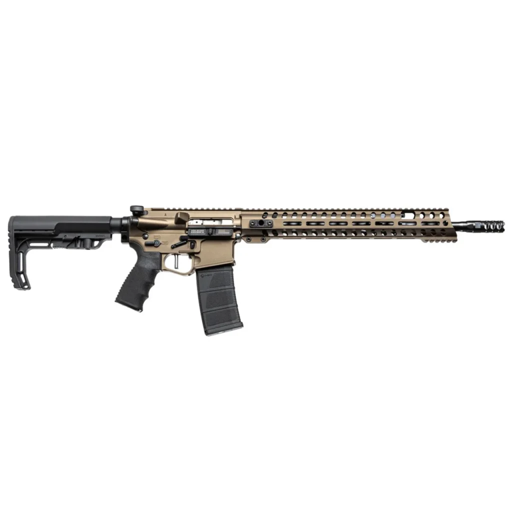 Patriot Ordnance Factory 02040 Renegade +  5.56x45mm NATO 30+1 13.75" Steel Threaded Barrel, Bronze Aluminum Receiver | Elite Firearms