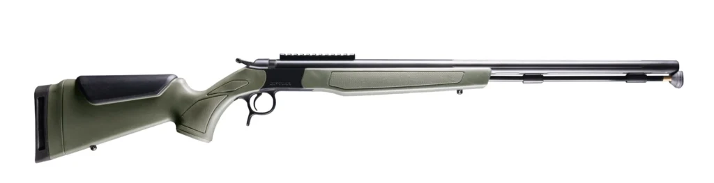 CVA OPTIMA 50 cal Muzzleloader Nitride Stainless Barrel | OD Green - 0 MOA Pic Rail | Elite Firearms