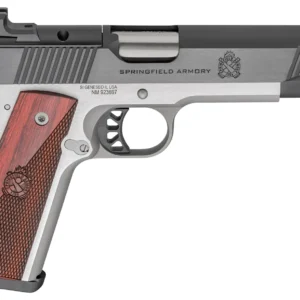 Springfield Armory PX9120LAOS 1911 Ronin 45 ACP 8+1 5" Stainless Steel Barrel Optic Ready Blued Slide Crossed Cannons Checkered Grip