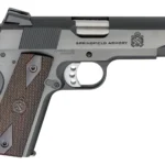 Springfield Armory PX9417 1911 Garrison 9mm Luger 9+1 4.25" Stainless Match Grade Barrel, Blued Serrated Carbon Steel Slide & Frame w/Beavertail, Thinline Wood Grip | Elite Firearms