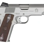 Springfield Armory PX9418S 1911 Garrison 45 ACP 7+1 4.25" Stainless Match Grade Barrel, Serrated Stainless Steel Slide & Frame w/Beavertail, Thinline Wood Grip | Elite Firearms