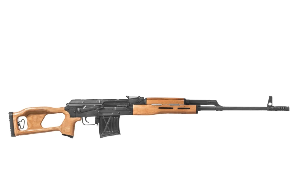 Century Arms RI035N PSL 7.62x54mmR 10+1 24.50" Chrome-Lined Steel Barrel, Black Stamped Receiver, Brown Fixed Thumbhole Stock (Romanian Built) | Elite Firearms