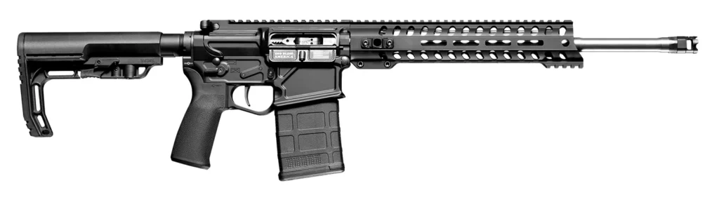 Patriot Ordnance Factory 01662 Rogue Direct Impingement 308 Win,7.62x51mm NATO 16.50" 20+1 Black Anodized 6 Position MFT Stock | Elite Firearms