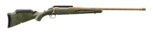 Ruger 46946 American Predator Gen II 6.5 PRC 3+1 22" Burnt Bronze Cerakote Threaded Barrel, Picatinny Rail Steel Receiver, Green Splatter Adjustable Synthetic Stock | Elite Firearms