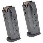 Ruger 90731 Security Value Pack 15rd 380 ACP Fits Security 380 Black Steel 2 Pack