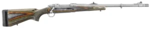 Ruger 47118 Hawkeye Guide Gun 30-06 Springfield 4+1  Matte Stainless Steel Threaded Barrel, Stainless Steel Receiver, Green Mountain Adj LOP Wood Stock | Elite Firearms