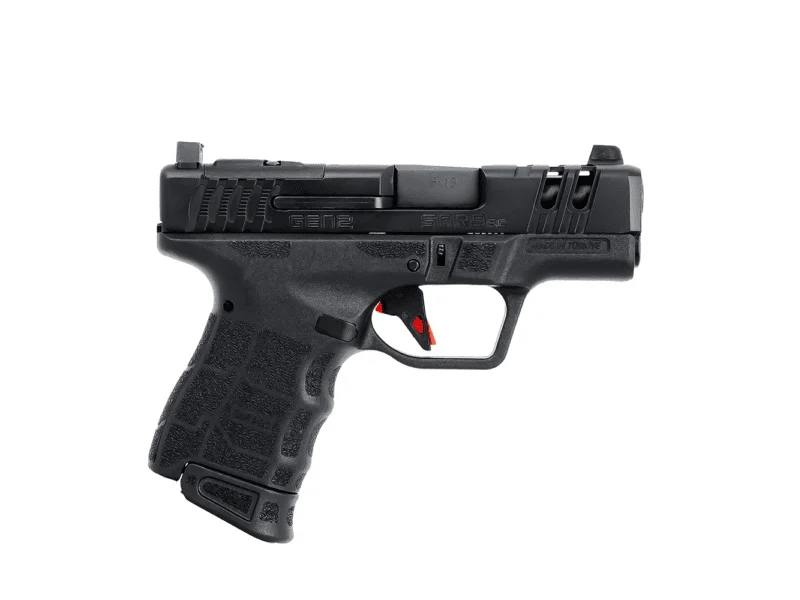 SAR USA SAR9SCG2BL SAR9 SC Gen2 Compact Frame 9mm Luger 12+1/15+1 3.30" Black Steel Barrel, Black Serrated Steel Slide, Black Polymer Frame, Black Interchangeable Backstrap Grip | Elite Firearms
