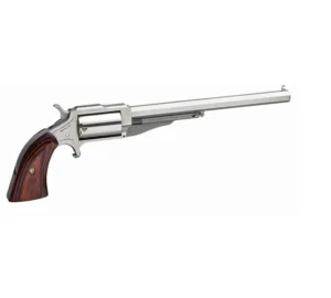 North American Arms 18606 1860 Hogleg *CA Compliant 22 WMR Caliber with 6" Barrel, 5rd Capacity Cylinder, Overall Stainless Steel Finish & Wood Grip | Elite Firearms
