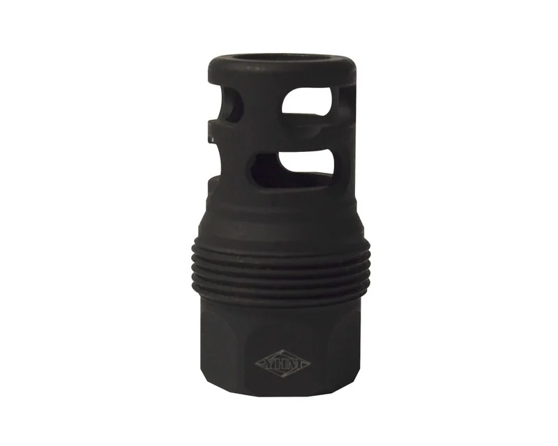 Yankee Hill 4445MB32 sRx Q.D. Muzzle Brake Short Black Phosphate Steel with 5/8"-32 tpi for sRx Adapters | Elite Firearms