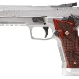 Sig Sauer 226X59CLASSIC10 P226 X-Five Classic 9mm Luger 10+1 (3) 5", Stainless, Picatinny Rail & Beavertail Frame, Serrated Optic Cut Slide, Custom Hogue Cocobolo Grip