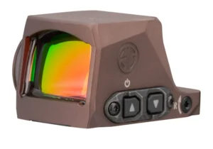 Sig Sauer Electro-Optics SORX1402 Romeo-X Enclosed Compact Flat Dark Earth 1x24mm 2 MOA Red Dot/32 MOA Circle Reticle | Elite Firearms