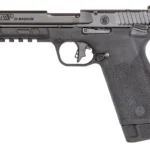 Smith & Wesson 13433 M&P 22 Magnum 22 WMR 30+1 (2) 4.35" Tempo Barrel System, Black, Polymer Frame with Pic. Rail, Optic Cut Slide, Fiber Optic Sight, Flat Faced Trigger, Ambi Controls | Elite Firearms