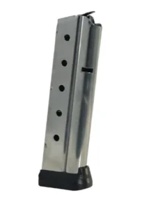 Colt 1911 Gov't/Commander Handgun Magazine Stainless with Base Pad 9mm Luger 10/rd | Elite Firearms