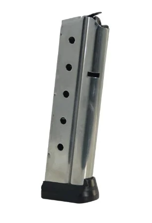 Colt 1911 Gov't/Commander Handgun Magazine Stainless with Base Pad 9mm Luger 10/rd | Elite Firearms