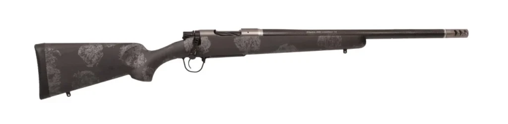 Christensen Arms 8010615100 Ridgeline FFT Full Size 308 Win 4+1, 20" Stainless Steel Threaded Barrel, Stainless Aluminum Receiver, Black w/Gray Accents Fixed Sporter w/Flash Forged Technology Stock | Elite Firearms