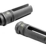 SureFire SF3P7625824 SOCOM 3-Prong Flash Hider Black DLC Stainless Steel with 5/8"-24 tpi Threads & 2.60" OAL for 7.62mm AR-10