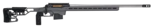 Savage Arms 57556 110 Elite Precision 308 Win 10+1 26" Matte Stainless, Matte Black Rec, Gray Cerakote Adjustable MDT ACC Aluminum Chassis Stock | Elite Firearms