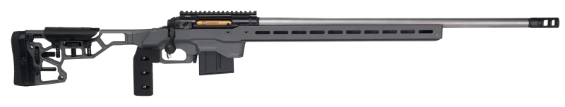 Savage Arms 57556 110 Elite Precision 308 Win 10+1 26" Matte Stainless, Matte Black Rec, Gray Cerakote Adjustable MDT ACC Aluminum Chassis Stock | Elite Firearms