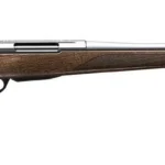 Tikka JRTXA71620MT T3x Hunter Full Size 308 Win 3+1 20" Matte Stainless Fluted Threaded Barrel, Matte Drilled & Tapped Stainless Steel Receiver, Fixed Oiled Walnut Wood Stock, Right Hand