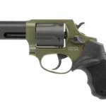 Taurus 260531F Defender 605 SA/DA 357 Mag/38 Special +P 5rd 3", Black Barrel/Cylinder, Sniper Green Frame, Black Hogue Rubber Grip, Fixed Front Sight | Elite Firearms