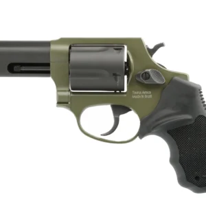 Taurus 260531F Defender 605  SA/DA 357 Mag/38 Special +P 5rd 3", Black Barrel/Cylinder, Sniper Green Frame, Black Hogue Rubber Grip, Fixed Front Sight