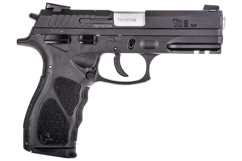 Taurus 1TH9041 TH Full Size 9mm Luger 17+1 4.27" Matte Stainless Steel Barrel, Matte Black Serrated Slide, Black Polymer Frame w/Picatinny Rail, Black Finger Grooved Polymer Grip Right Hand | Elite Firearms