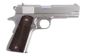 Tisas 1911 Tank Commander Handgun 9mm Luger 9rd Magazines (2) 4.25" Barrel Nickel | Elite Firearms