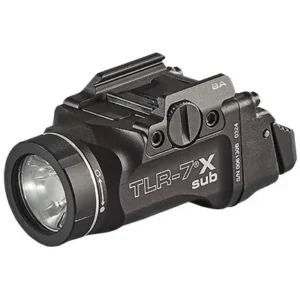 Streamlight 69400 TLR-7 Sub Gun Light Black Anodized 500 Lumens White LED Glock 43X MOS/48 MOS/43X/48 | Elite Firearms