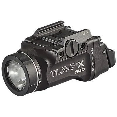 Streamlight 69400 TLR-7 Sub Gun Light Black Anodized 500 Lumens White LED Glock 43X MOS/48 MOS/43X/48 | Elite Firearms