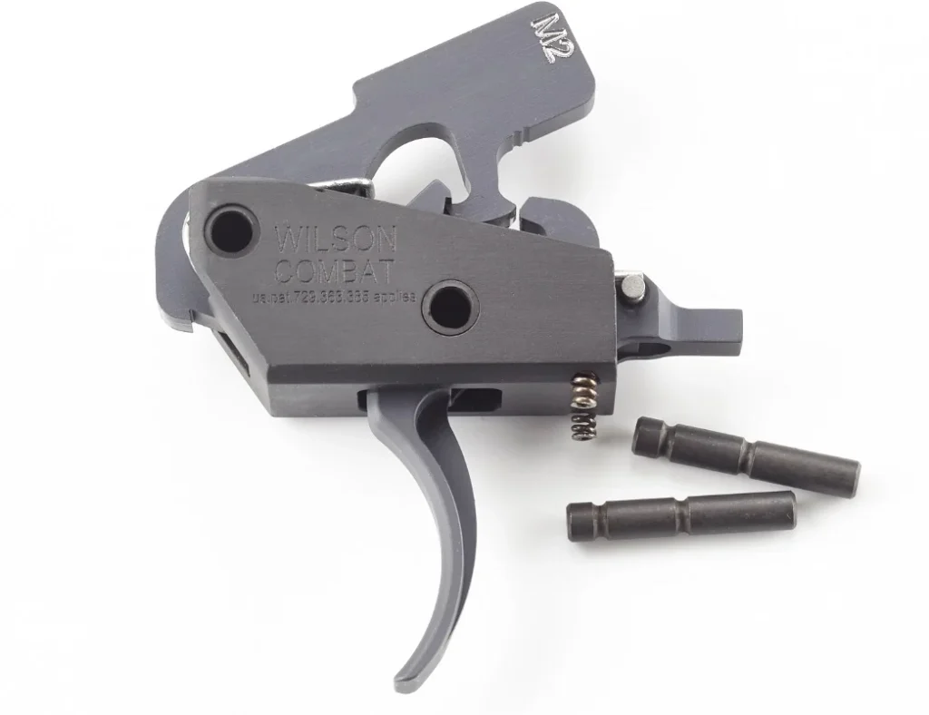 Wilson Combat TRTTUM2 Tactical Trigger Unit Two-Stage Two-Stage Curved Trigger with 4-4.50 lbs Draw Weight for AR-15 | Elite Firearms