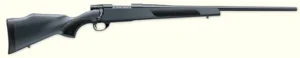 Weatherby VYT222RR0T Vanguard Synthetic Compact 22-250 Rem 5+1 20" Matte Blued #1 Threaded Barrel, Matte Blued Drilled & Tapped Steel Receiver, Black Adjustable Synthetic Stock | Elite Firearms