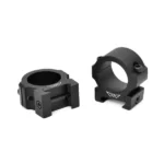 Warne V601M Horizontal Rings Vapor Matte Black 1" Medium 0 MOA | Elite Firearms