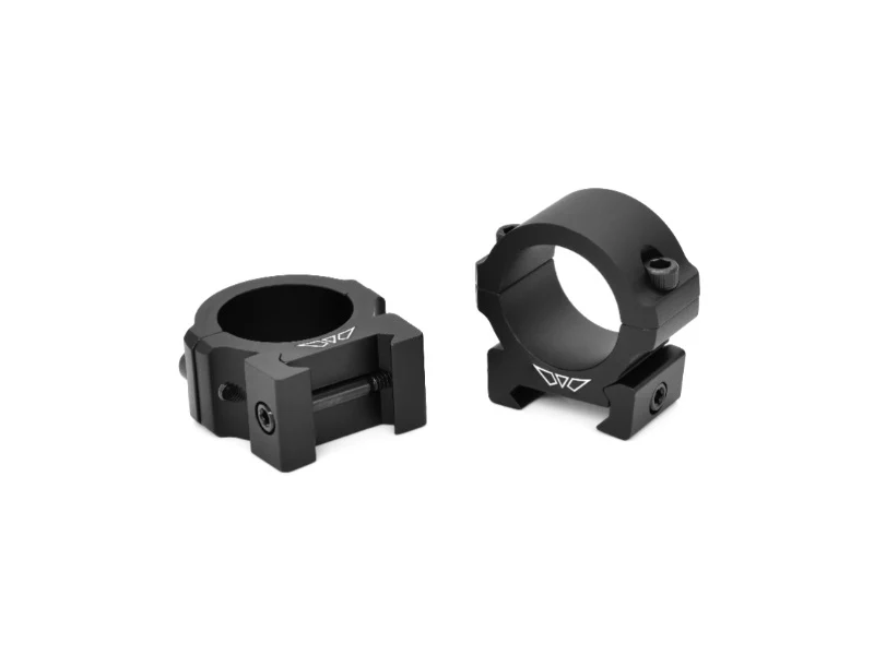 Warne V601M Horizontal Rings Vapor Matte Black 1" Medium 0 MOA | Elite Firearms