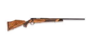 Weatherby MDX01N222RR4T Mark V Deluxe Varmintmaster 22-250 Rem 24" Threaded Barrel, Drilled & Tapped Steel Receiver, Monte Carlo High Gloss Walnut Wood Stock | Elite Firearms