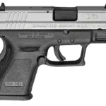 Springfield Armory XD9821 XD *CA Compliant Sub-Compact Frame 9mm Luger 10+1, 3" Black Melonite Steel Barrel, Serrated Stainless Steel Slide, Black Polymer Frame w/Picatinny Rail | Elite Firearms