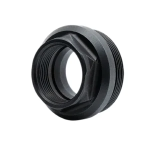 Armaspec ARM891-BLK HUB Thread Adapter Fits 1 3/8″x24 External 0.9×24 Internal Stainless Steel Black