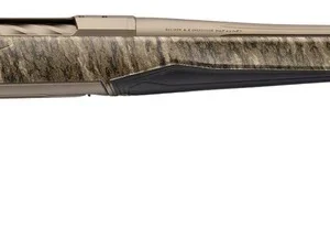 Browning 036146211 X-Bolt 2 Speed Full Size 243 Win 4+1 22" Smoked Bronze Cerakote Fluted Threaded Barrel, Smoked Bronze Cerakote Steel Drilled & Tapped Receiver, Mossy Oak Bottomland Adj Vari-Tech Sy