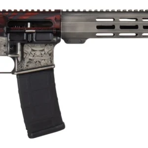 Shark Coast Tactical 300-054-1000-04 Bushido  5.56 NATO 30+1 16" Black Nitride Threaded Barrel, Engraved Aluminum Receiver w/Picatinny Rail, M-LOK Handguard, Magpul Collapsible Black Polymer Stock, Ma