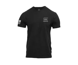 GLOCK OEM PERF FLAG SHRT SLV BLK 2XL