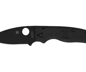SPYDERCO SHAMAN LW 3.58″ BLK PLAIN